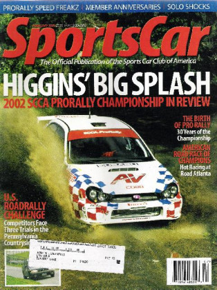 SPORTS CAR 2003 FEB - HIGGINS, PRORALLY SPEED FREAKZ, US ROADRALLY CHALLENGE